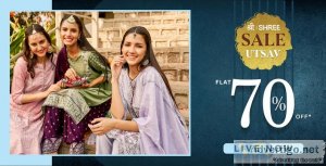 Ethnic sets flat 70% off sale