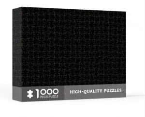 1000 Piece ALL Black Puzzle