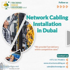 Expertise network cabling company in dubai for organisations