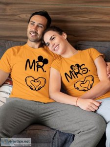 Order latest couple t shirts designs online india at beyoung