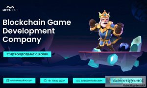 Blockchain game app development company - metadiac