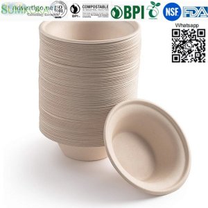 24 oz food bowl disposable bowl bagasse bowl take away bowl