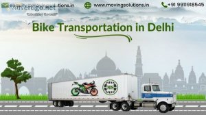 Bike transportation services in delhi