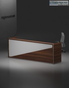 Nock reception desk | custom made reception desk | highmoon furn