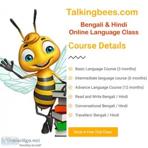 Talkingbees-learnbengali and hindi language online-native tutor 