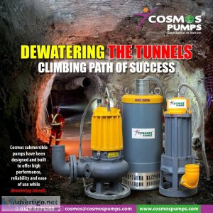 Cosmos pumps is the best manufacturer of construction dewatering