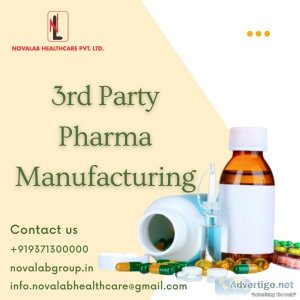 3rd party pharma manufacturing | novalab healthcare