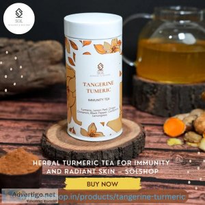 Herbal turmeric tea for immunity and radiant skin ? solshop