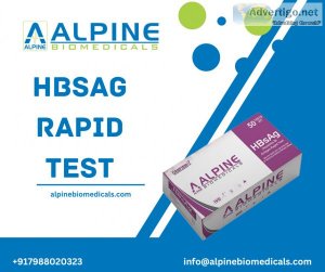Hbsag rapid test | alpine biomedicals