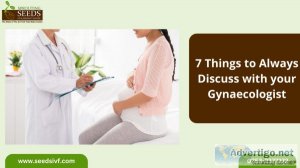 7 things to always discuss with your gynaecologist - seedsivf