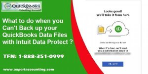 How to fix: can?t back up with intuit data protect issue