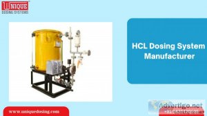 Hcl dosing system manufacturer - unique dosing