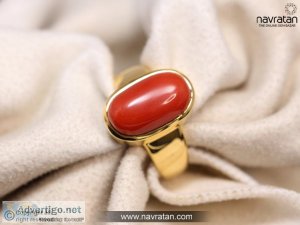 Shop top quality coral (moonga) stone at best price