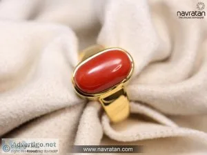 Shop top quality coral (moonga) stone at best price