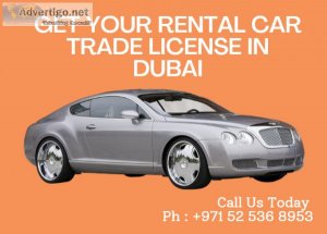 Get a rent a car business trade licnese in dubai