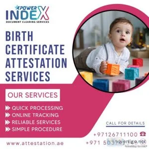 Birth certificate attestation
