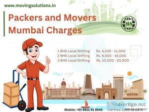 Packers and movers mumbai charges