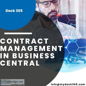 Contract management in business central
