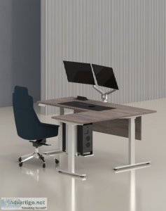 Ergo l-shaped ergonomic desk | featuring and modern design for y