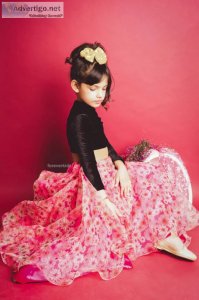 Floral lehenga for girls