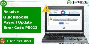 How to resolve quickbooks payroll error ps033?