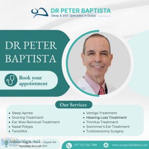 Dr peter baptista- best ent specialist in dubai
