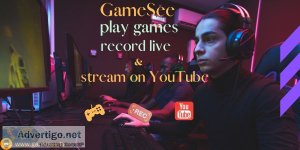 Gamesee - play games, record live & stream on youtube