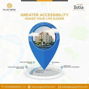 2 bhk flats in bachupally for sale | sujay infra