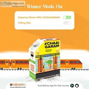 Best app to get food on train, railrestro