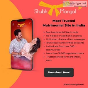 Top matrimonial site in india - shubh-mangalcom