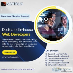 Build your custom elearning portal business with mathyug