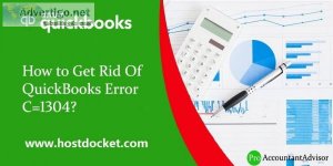How to fix quickbooks error code c=1304?