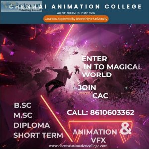 Bsc animation and vfx course in chennai animation college
