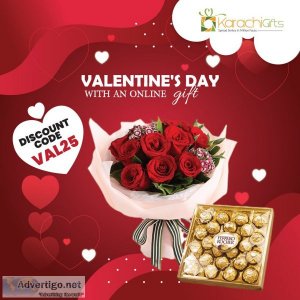 Send valentines day gifts to karachi