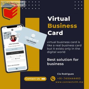 Create and share virtual business cards instantly with connectvi