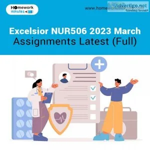 Excelsior Nur506 2022-23 March Assignments Latest (Full)