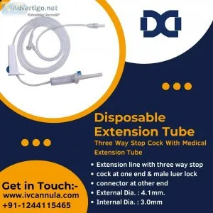 Disposable extension tube - high quality and affordable solution