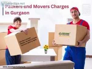 Packers and movers charges in gurgaon