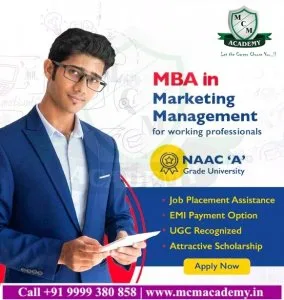 Online distance mba in marketing management admission open 2023