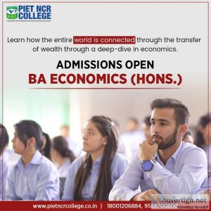 Best ba economic honours colleges in haryana - piet ncr