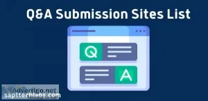 Top question & answers submission websites list for backlinks