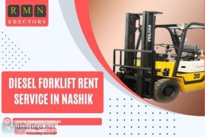 We provide diesel forklift rent service in nashik