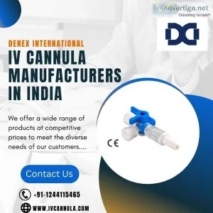 Best iv cannula manufacturers in india - quality and reliability