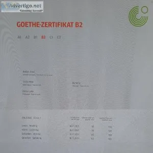 Kaufen original goethe telc nebosh osd tesdaf zertifikat