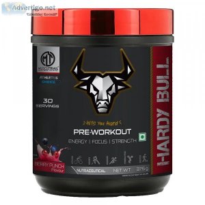 Hardy bull pre-workout supplement - muscle trail