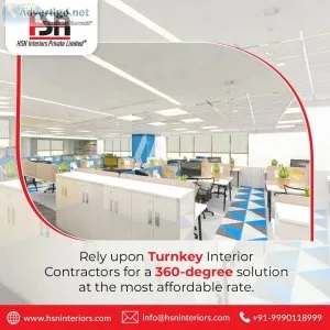 Turnkey interior contractors in noida