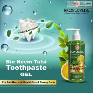 Neem tulsi toothpaste: overall freshness and expansive protectio