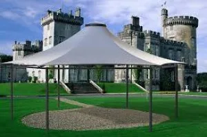 Tensile gazebo structure