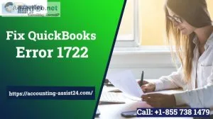 How to troubleshoot quickbooks error code 1722 ?
