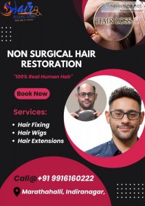 Non-surgical hair restoration in bangalore